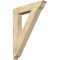 Ekena Millwork Traditional Traditional Rough Sawn Bracket, Douglas Fir, 6"W x 36"D x 48"H BKT06X36X48TRA01RDF - alternate 1